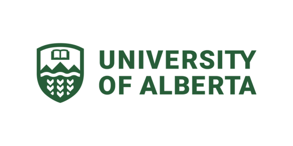 "University of Alberta" in green letters